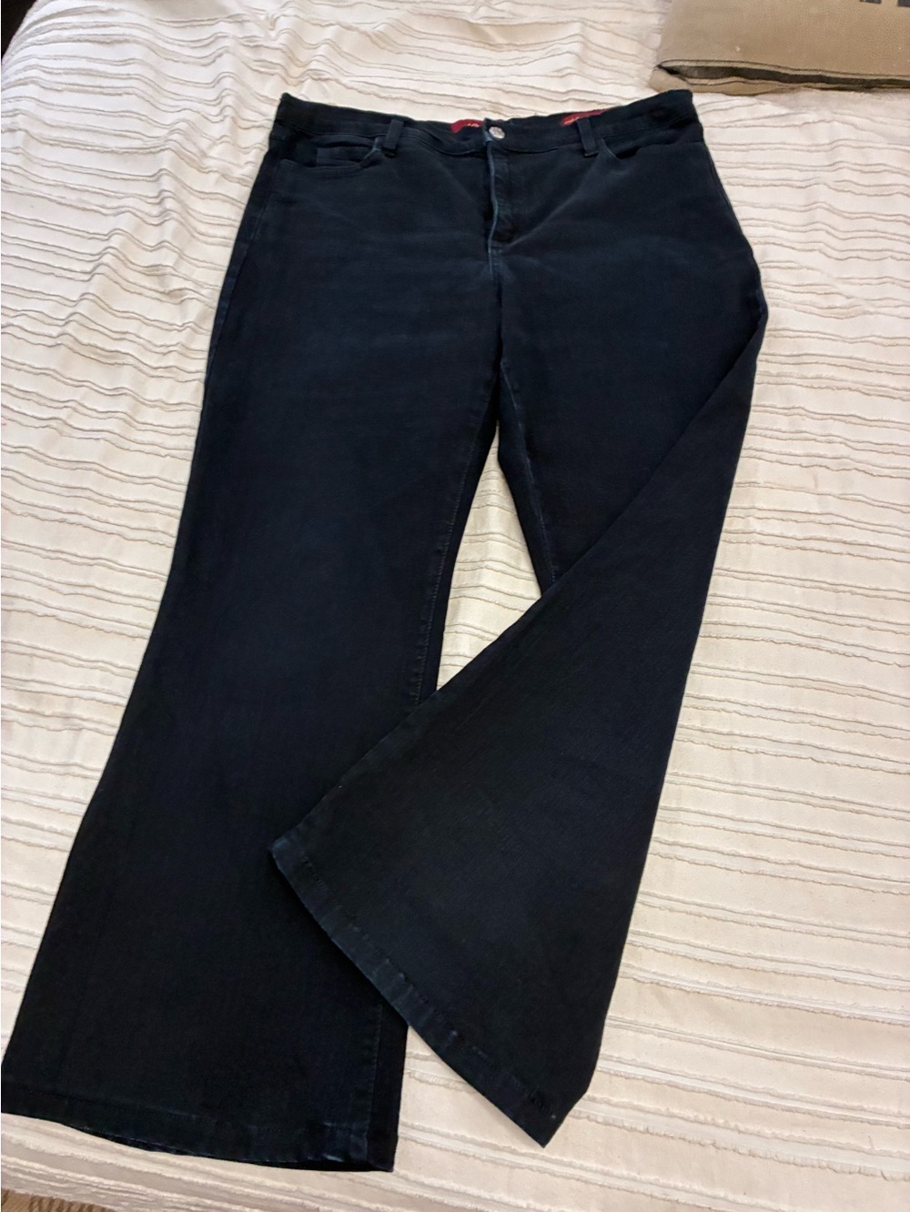 NYDJ Not your daughters jeans blue/black  Wide-Leg Women's jeans Size 16P